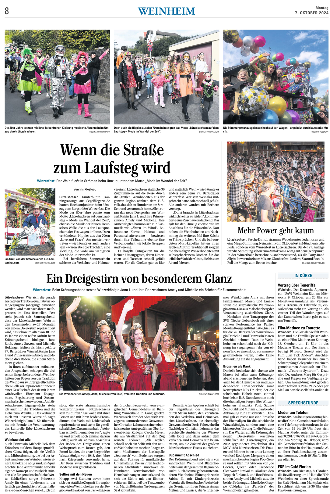 WNOZ 07.10.2024 Winzerfest Lützelsachsen